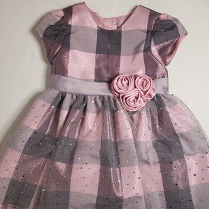 Pink and Grey Formal dress